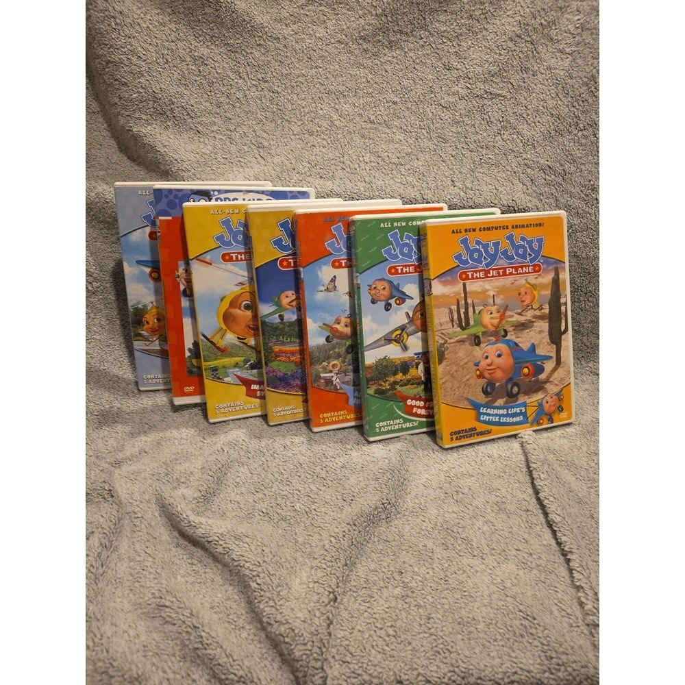 Jay Jay The Jet Plane 7 Piece DVD Set Kids Learning Series
